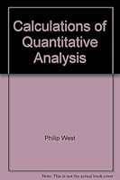 Calculations of Quantitative Analysis B008HWSC0S Book Cover