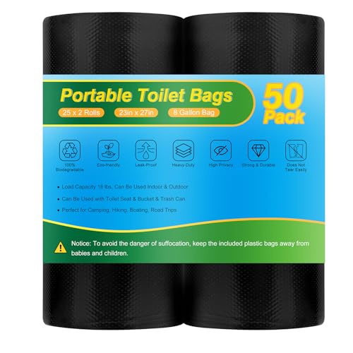 Sacs de toilette pour pot de camping pour éviter la corvée du nettoyage