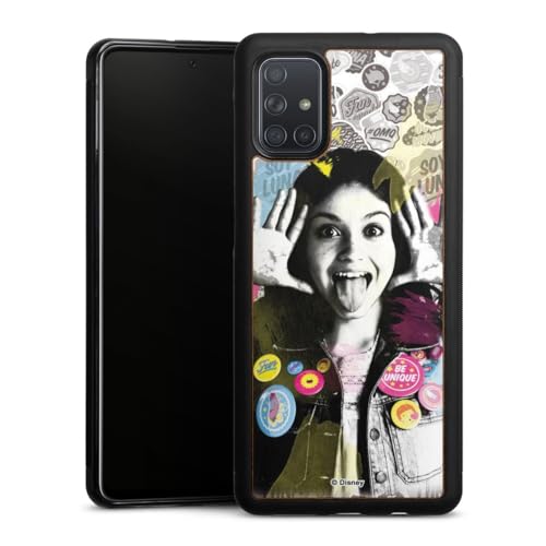 DeinDesign Coque en Bois Compatible avec Samsung Galaxy A71 Coque en Bois veritable Coque de Protection en Bois Soy Luna Disney