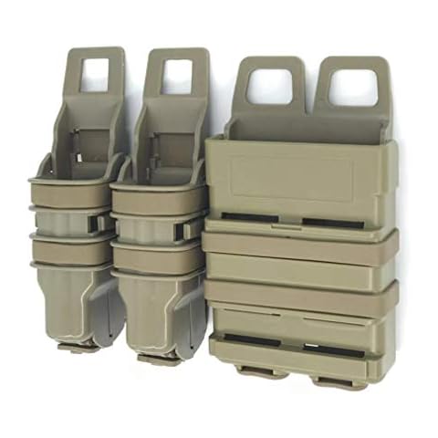 JDSMT ABS Tactical Fast Mag Molle Holster Magazine Pouch Bag (mud) Cover