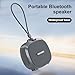PEICHENG Speaker, Small Portable Bluetooth Wireless IPX5 Waterproof Shower Speaker,Loud Stereo Sound Deep Bass,TWS Paire, RGB Lights,Long Playtime for Outdoor Party, Great Gift,1PC(Gray)