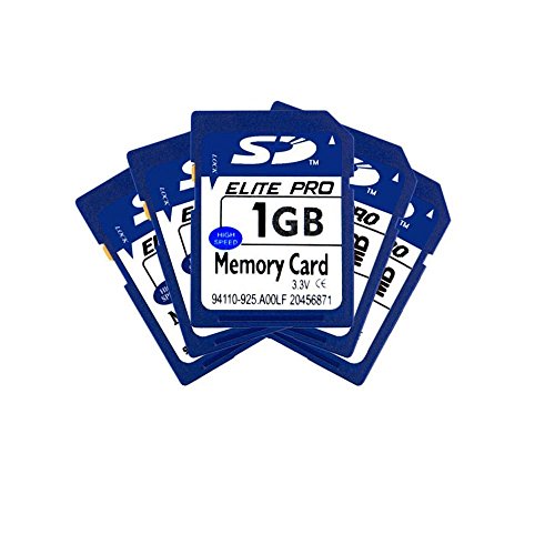 SMO 5pcs x1GB Security High Speed Digital SD Card Memory Card Compatible with Cameras Camcorders Computers Car Readers and Other SD Compatible Devices