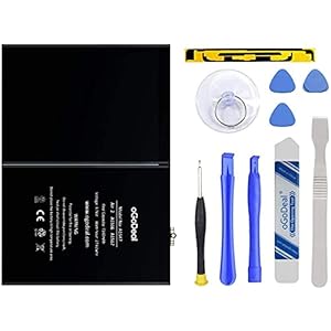 oGoDeal Battery Replacement for Apple iPad Air 2 A1566, A1567 Repair Kit with Adhesive and Complete Set Repair Tools