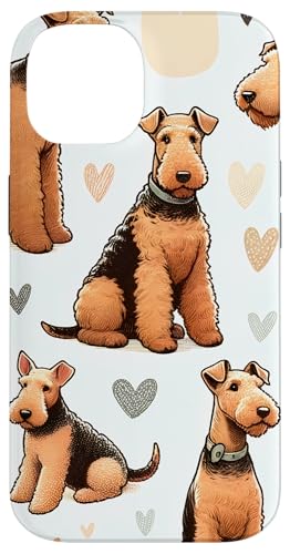 Beautiful Airedale Terriers Pattern Airedale Terrier Case for iPhone 14