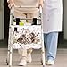 Uacyareni Walker Bags for Folding Walker Cute Cat Floral Foldable Walker Storage Bag with Big Capacity Cup Holder for Walkers for Seniors Walker Accessories