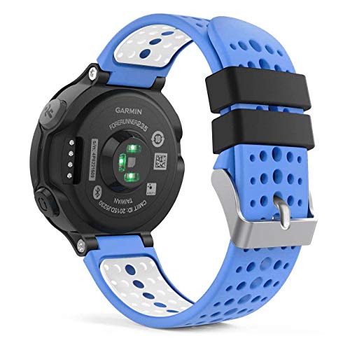 Image of Band Compatible with Garmin Forerunner 235, Soft Silicone Replacement Watch Band Strap Wristband for 220 /230 /235 /620 /630 /735XT /235 Lite Smart Watch for Women Men