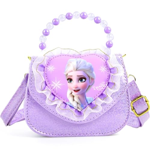 yumcute Handtasche Mädchen Geschenke Mädchen Tasche Kindertasche Prinzessin Wasserdicht Handtasche Klein Mit Verstellbarem Gurt Spitzenstil Perlenhandtasche Geschenke Für Kinder