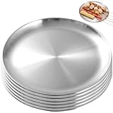 Design élégant et moderne : la forme ronde et large donne un look contemporain, faisant de ces assiettes un ajout élégant à n'importe quelle cuisine ou table à manger.