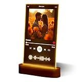 Personalized Spotify Plaque with Picture, Custom Acrylic Song Plaque for Birthday Gift Ideas | Full Song Picture Frame with Multiple Style Option