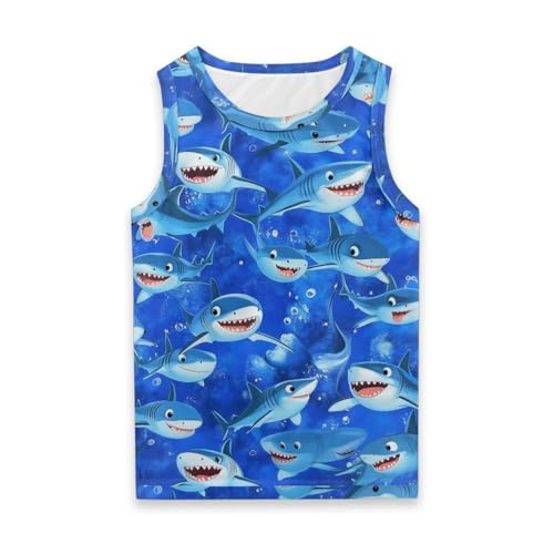 Kids Tank Tops for Boys Sleeveless Shirt 1-6 Years Old Summer Casual Athletic Vest Tees Cool Outdoor Tshirt