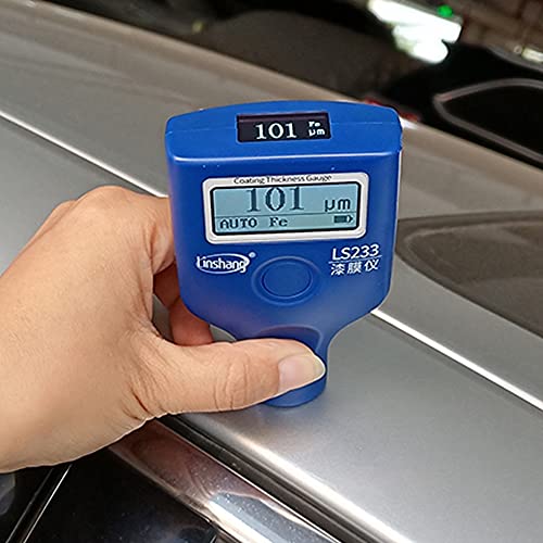Medidor de Espesor de Pintura Automotriz LS233 con Doble Pantalla Fe/NFe miniatura 4
