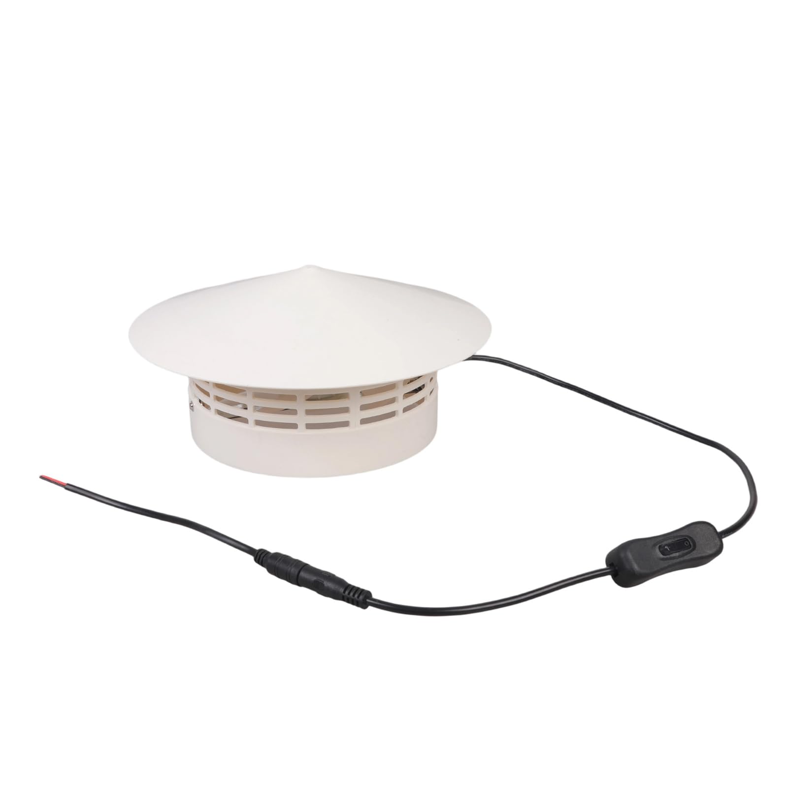Fromceo Women's Solar Powered Fan Inline Duct 12V 1600Rpm Quiet For Indoor Gardens Inline Duct