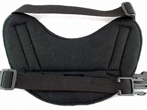 Hundegeschirr S M L XL XXL Brustgeschirr mit Wunsch Namen bestickt Schwarz