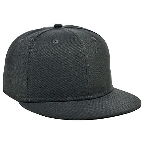 Image of Lids Blank Premium Full Court w /Colored Under Visor Fitted Cap