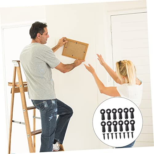 Image of NUOBESTY 100Pcs Picture Frame Backing Clips Turn Button Fasteners with Screws for Easy Installation Suitable for Photos Durable Frame Hardware for Hanging Pictures