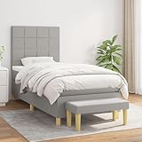 Matériau de première qualité : le tissu a un aspect simple et propre, respirant et durable. Tête de lit pratique : la tête de lit est réglable en hauteur selon vos préférences. La tête de lit offre un excellent soutien du dos lorsque vous êtes assis sur le lit pour lire ou regarder la télévision.