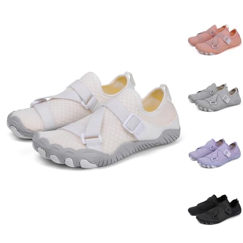 Chaussures aquatiques femme baskets de plage blanches taille 46 - 3