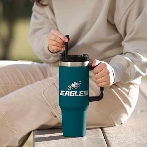 Image of FOCO NFL unisex-adult NFL Team Logo Insulated Travel Mug 40oz XL Tumbler