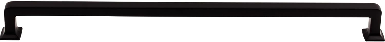 Top Knobs TK708BLK TK708 Ascendra 12 Inch Center to Center Handle Cabinet Pull from The Transcend Series