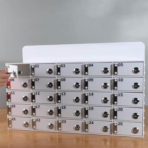 Soporte acrílico para teléfono móvil y caja de almacenamiento de escritorio multiuso 2