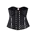 LXLTL Gaine Amincissante Ventre Plat Invisible Corset Minceur Femme Body Gainant Ceinture Post Partum Serre Taille Waist Trainer Ajustable,Noir,3XL