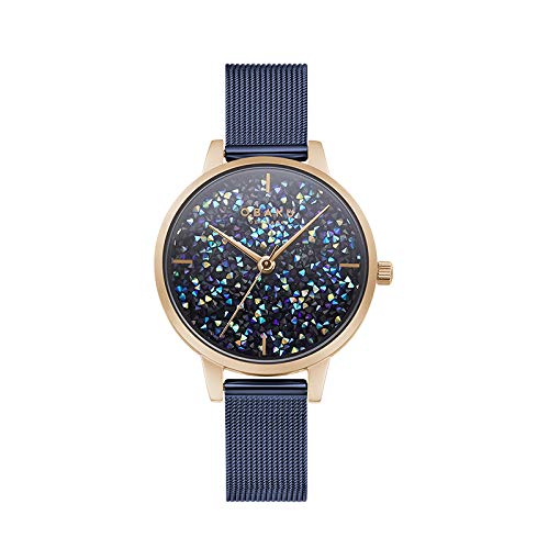 Obaku Orion Ocean Analog Blue Dial Womens Watch-V250LXVLML (B08Y8QZ93W) Amazon Price History, Amazon Price Tracker