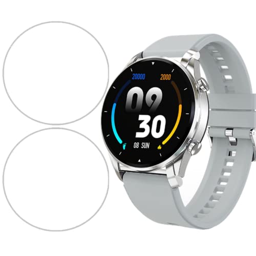 Image of Hydrogel Screen Protector For FIRE BOLTT THUNDER SMARTWATCH (1.32 inch) - Anti-Scratch, Bubble-free, Edge To Edge Soft TPU Film Screen Guard for FIRE BOLTT THUNDER (Pack of 2)