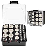 Boîte de rangement pour 82 piles AA AAA - Boîte de rangement pour piles