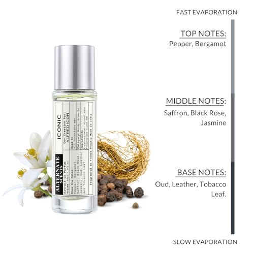 Image of Alternate Scents ICONIC Long Lasting 40ml Perfume For Men |Strong& long Lasting with 30% Oil Concentration|Sophisticated, Fresh & Woody| Fragrance From France | Made In India|