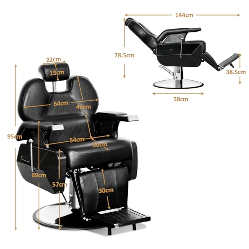 Friseurstuhl Barberpub Hydraulischer Friseursessel für Salons