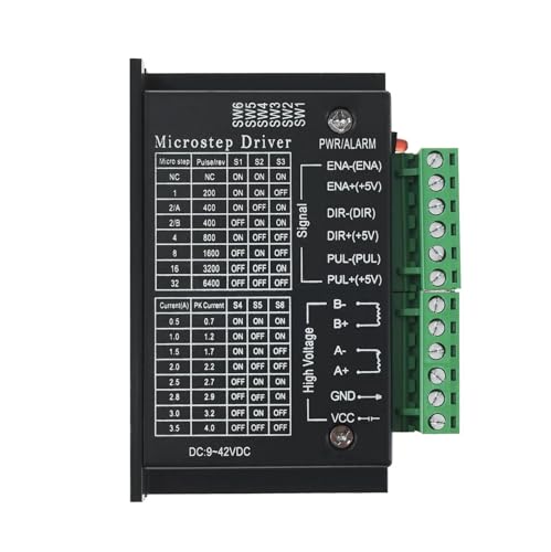 Pilote de moteur pas à pas TB6600 4A DC9-42V pour contrôleur CNC et imprimante 3D Nema17 Nema23 2PCS