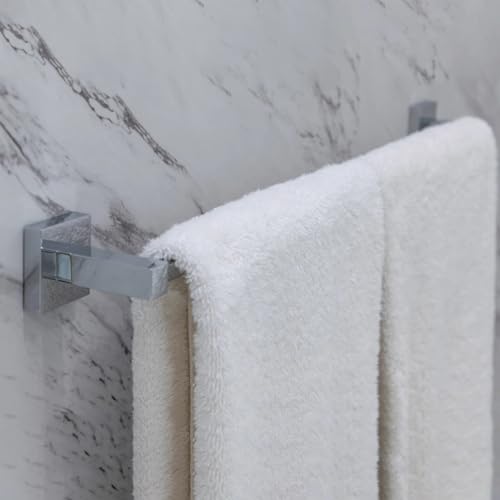 Suporte Porta Toalha de Banho Grande Em Aço Inox 64 Cm Premium - Linha Berlim