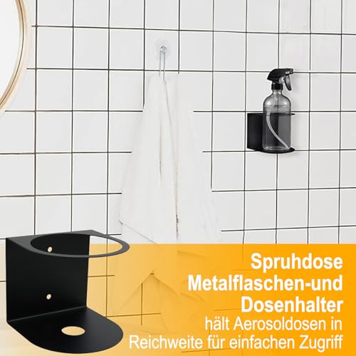 Dosenhalter für Sprühflaschen, Sprühdosenhalter, Spraydosenhalter, Dosenhalter Werkstatt, Spray Bottle Storage Rack, 1 Schlitzen Sprühdosenhalter für Garage Geschäft und Zuhause (1 Ständer)