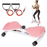 TREEFIA Ab Twister Board, Flexforge Pilates Twister, Waist Twisting Machine - 300 lbs, Pilates Waist Twister for Women Belly Fat Loss, Home Gym Equipment for Women/Men