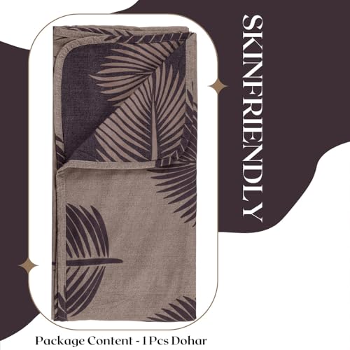 Image of HOMEKART Super Soft Cotton Printed Dohar |AC Blanket| Quilt /Duvet for Double Bed 90x86in, 250 GSM -Value Pack Bulk Bedding Set for Hotels, Hostels, PGs & Wholesale Ideal for Diwali Gifting- Pack of 5