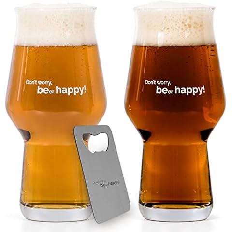 SYMPAA Vaso de cerveza con grabado de 0,5 litros Cover