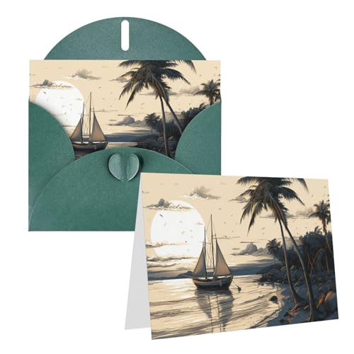 LHDGBWC Thinking of You J[h t 󔒂̃O[eBOJ[h 4x6 m[gJ[h Happy BirthdayJ[h @̃O[eBOJ[h p TL[J[h V̖ ނ {[g xr[V[J