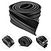 Happyyami Garage Door Seal Bottom Weather Stripping Rubber Insulation for Garage Door Collision Durable Easy to Cut No Tools Required Installation