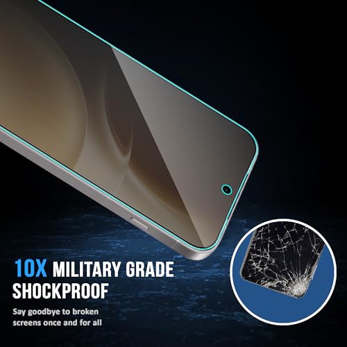 Image of FIRST MART Privacy Tempered Glass for Vivo X300 Pro, 2 Pack | Anti-Spy 9H Screen Protector, Edge-to-Edge, Case-Friendly, Scratch Resistant, Bubble-Free