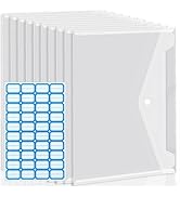 Amazon | POPSFL A5 クリアファイル ボタン式 10枚 クリア 伝票