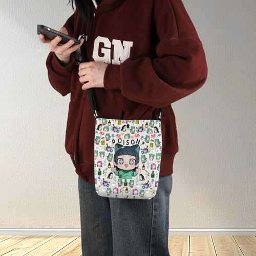 G2TUP Anime Inspired Crossbody Bag Mao & Jinshi Gifts Poison Lover Gifts Anime Apothecary Shoulder Bag4