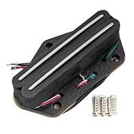 Fits Tele style electric guitar, bridge position Single coil sized dual humbucker, featuring Alnico 5 magnets, this pickp is hotter than most single-coil Tele style bridge pickups, but it has way more twang and snap than a humbucking pickup ought to ...