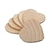 1-1/2" Wood Hearts, Natural Unfinished Wood Heart Cutout Shape, (1.5 Inch), Wooden Heart (1-1/2 Inch Tall x 1/8 Inch Thick) - Bag of 25