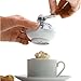 Norpro Nut and Hard Spice Grinder for Nutmeg Ginger Rock Salt and Peppercorn White 3.5