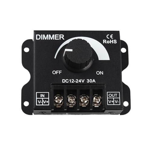 Regulador de intensidad LED para evitar parpadeos en tiras de luz ajustables de 30A 360W 3
