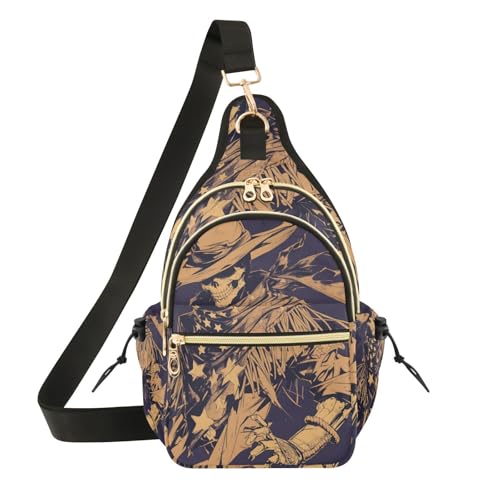 Sac à bandoulière tendance pour femme sac à dos marron épouvantail pour voyage