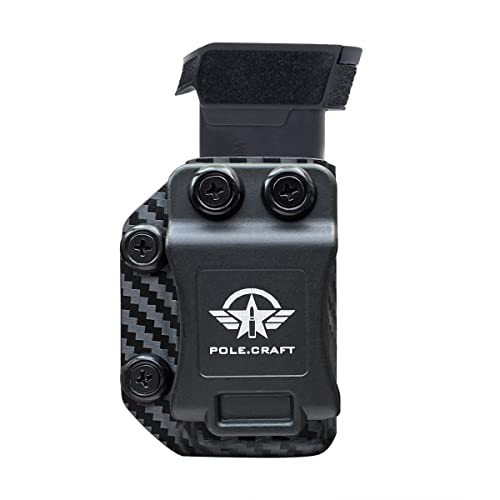 POLE.CRAFT Sig Sauer P365 Magazine Holster IWB/OWB Carbon Fiber Kydex - P365 Mag Carrier -