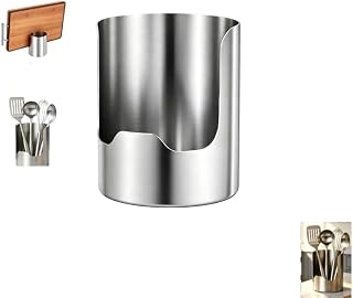 Multi-functional Kitchen Counter Utensil Holder Thickened Stainless Steel | 1 Pcs Counter top Organizer for Pot Lids Spatulas Cutting Boards Ideal Kitchen Storage Solution for Home and Kitchen