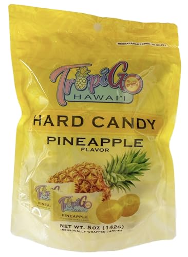 TropiGo Hawaii Tropical Hard Candy (Pineapple)