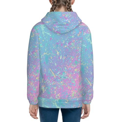 Fantasy Gradient Kids Pullover Hoodies Boys Sweatshirts Girls Athletic Clothes with Pocket4